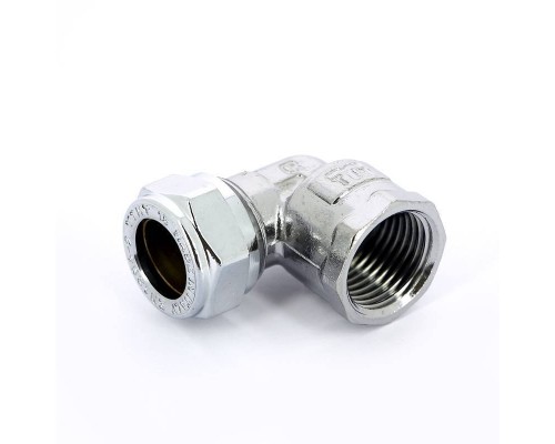 Угол обжим-В хромированный TIEMME 12х1/2"