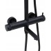 Allen Brau Priority Душевая стойка 27,7x50,9x123,2h см, излив 11,4 см, цвет: черный мат. 5.31A10-31