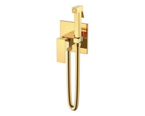 Boheme Qubic Гигиенический душ 14,7x9x16h см, цвет: золото 477-G