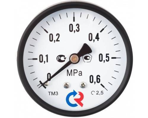 Манометр Росма ТМ-310 Т.00 63/4 (1/4", 0-4 бар, 2,5) аксиальный