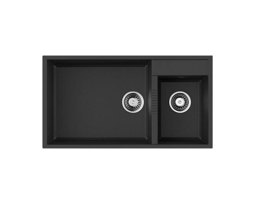 Omoikiri Tedori 85-2-U-BE Кухонная мойка Tetogranit 85x46,5 см, цвет: ваниль 4993941