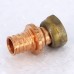 Муфта надвижная Rehau 20х1/2" RX+бронза с накидной гайкой