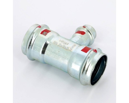 Тройник пресс оцинкованная сталь Prestabo VIEGA 35х18х35