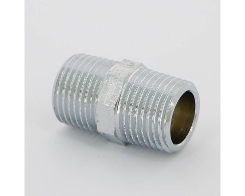 Ниппель бронза Viega 1/2" хромированная Ниппель бронза Viega 1/2" хромированная