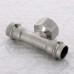 Тройник пресс-В нержавеющая сталь Sanpress Inox VIEGA 18x3/4"x18