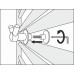 Сунержа Виктория Крючок двойной подвесной для полотенцесушителя, цвет: матовый белый 30-2010-0002