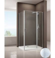 Allen Brau Priority Душевой уголок 90x80 см, цвет: серебро браш 3.31002.BA   3.31014.BA