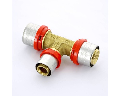 Тройник пресс TIEMME 26х20х26