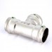 Тройник пресс нержавеющая сталь Sanpress Inox VIEGA 35