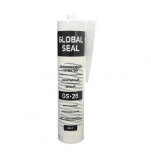 Герметик силикон санитарный 290гр белый GS28 GlobalSeal