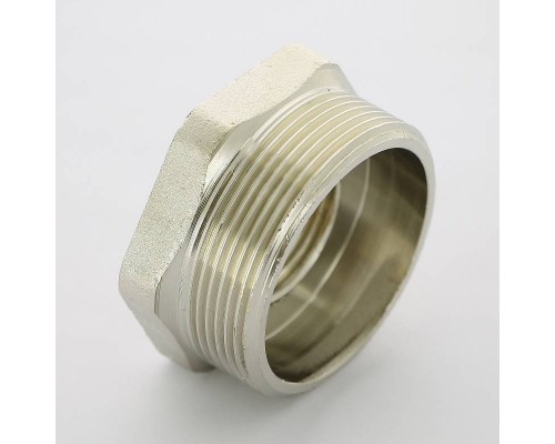 Футорка НВ Uni-Fitt 2" x 1" никелированная Футорка НВ Uni-Fitt 2" x 1" никелированная