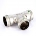 Тройник пресс нержавеющая сталь Sanpress Inox VIEGA 35