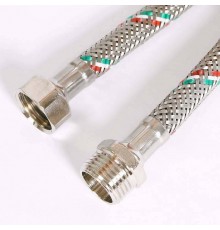 Гибкая подводка для воды UNI-FITT НВ 1/2" 150 см оплетка из нержавеющей стали