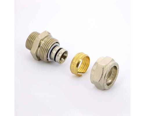 Муфта обжим-Н никелированная UNI-FITT 20х1/2" Муфта обжим-Н никелированная UNI-FITT 20х1/2"