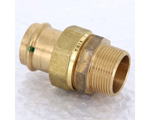 Муфта разъемная пресс-Н плоская прокладка бронза Profipress G VIEGA 35x1"1/4