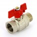 Кран шаровой НВ 1/2" UNI-FITT полнопроходной бабочка