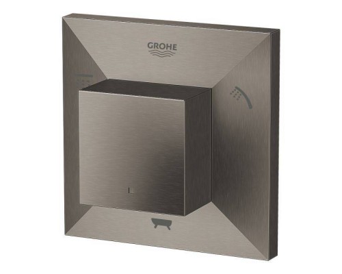Переключатель GROHE Allure Brilliant на 5 положений, комплект верхней монтажной части для 29 033 000, темный графит матовый (19798AL0)