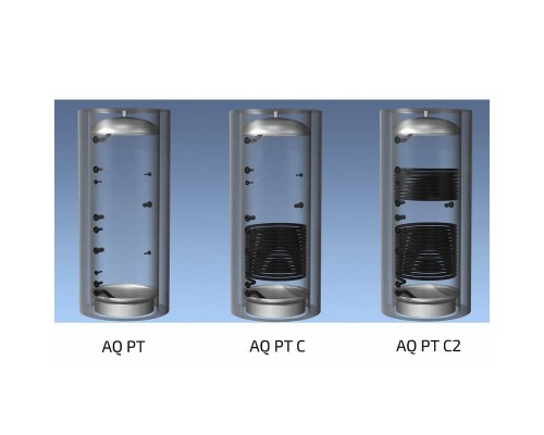 Теплоаккумулятор HAJDU AQ PT6 .2 500л без изоляции с 1им теплообменником и с возможностью подключ.ТЭНа