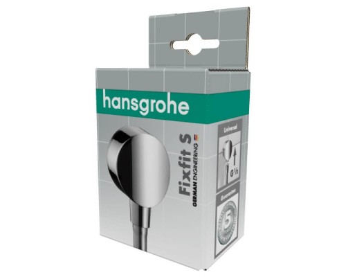 Шланговое подсоединение HansGrohe HG FixFit S без клапана обратного тока хром