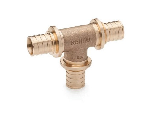 Тройник PE-X бр аксиал Дн16х16х16 PLATINUM RX Rehau 13777241001 Тройник PE-X бр аксиал Дн16х16х16 PLATINUM RX Rehau 13777241001