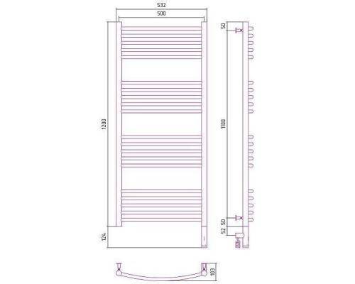Сунержа Богема 3.0 Полотенцесушитель электрический 50x120h, прав., цвет: сатин 071-5803-1250 Сунержа Богема 3.0 Полотенцесушитель электрический 50x120h, прав., цвет: сатин 071-5803-1250