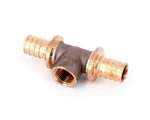 Тройник В надвижной бронза REHAU 25х1/2"х25 RX+ Тройник В надвижной бронза REHAU 25х1/2"х25 RX+