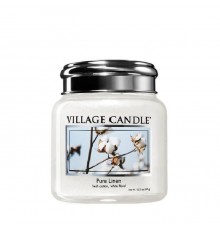 Декоративная свеча Village Candle Хлопок и лен (92 грамма)