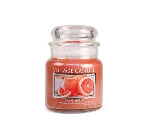 Декоративная свеча Village Candle Сочный Грейпфрут (389 грамм)