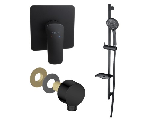 AQ1076MB ВЕГА Set 3 в 1 (AQ1066MB+AQ2454MB+AQ2011MB), матовый черный AQ1076MB