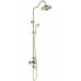AQ2563PG КЛАССИК термостатическая душевая система (смеситель для душа) 220мм, полир. золото AQ2563PG