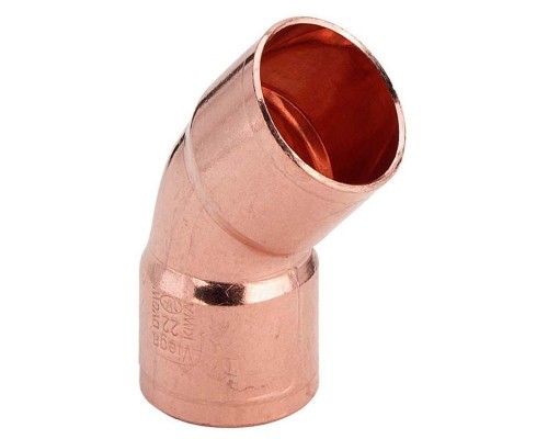 Угол двухраструбный 45 градусов пайка VIEGA 10