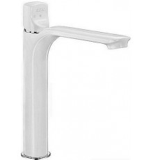 104108984EX MYRA смеситель для раковины 230,без донного клапана белый /хром 104108984EX