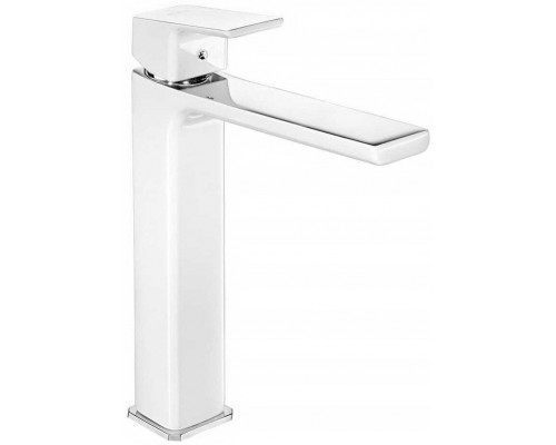 104888002EX TIERA смеситель для раковины 237 белый /хром 104888002EX