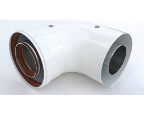 Угол 90° Ø80/125mm (м-п) (ст.арт. CE.00.67 H) Угол 90° Ø80/125mm (м-п) (ст.арт. CE.00.67 H)