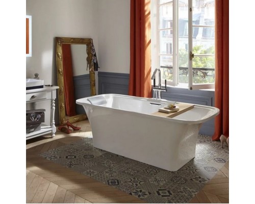 E6D034-00 Отдельно-стоящая ванна Elite, 180x85 см, белая (слив и ножки в комплекте) E6D034-00