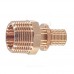 Муфта PE-X бр аксиал Дн40х1 1/4" НР RAUTITAN RX+ Rehau 14563231001