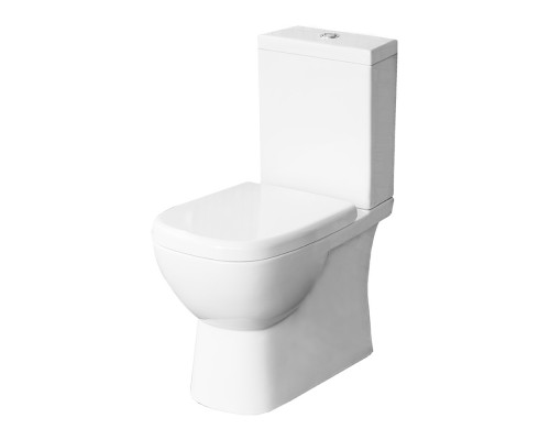 QUADRO SLIM Унитаз-компакт Белый S1 (WC.CC/Quadro/2-SlimDM/WHT.G/S1) WC.CC/Quadro/2-SlimDM/WHT.G/S1