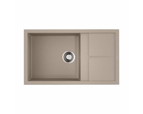 Мойка, OMOIKIRI, Sumi, шгв 860-500-220, отверстия для смесителя-6 промаркированных, цвет-бежевый