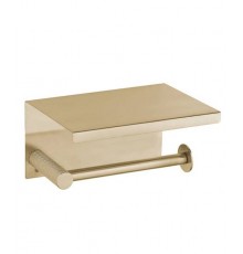 Boheme Uno Держатель для туалетной бумаги с крышкой 16x8,5x8,3h см, цвет: золото 10971-MG