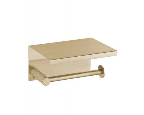 Boheme Uno Держатель для туалетной бумаги с крышкой 16x8,5x8,3h см, цвет: matt gold 10971-MG