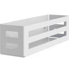 24954510000 UNIVERSALARTIKEL Корзинка для мыла, настенный монтаж, съёмная, со скрытым креплением, со сливными прорезями, белый (RAL 9010) 24954510000