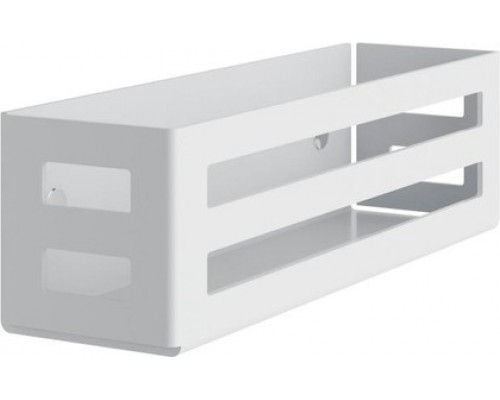 24954510000 UNIVERSALARTIKEL Корзинка для мыла, настенный монтаж, съёмная, со скрытым креплением, со сливными прорезями, белый (RAL 9010) 24954510000