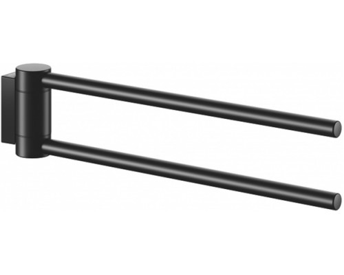 14919370000 PLAN Полотенцедержатель двойной, поворотный, 300 мм, чёрный матовый 14919370000