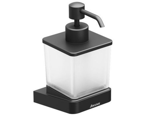 Дозатор для жидкого мыла (стекло) TD 231.20 черный X07P559