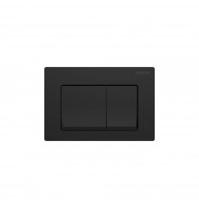 TDI-0000007 (010D) Панель смыва Small Черная матовая (клавиши квадрат) для INS-0000018 с верхней кнопкой смыва TDI-0000007