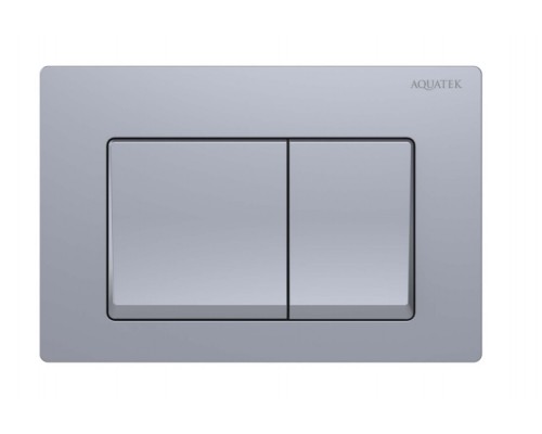 TDI-0000006 (010C) Панель смыва Small Хром матовая (клавиши квадрат) для INS-0000018 с верхней кнопкой смыва TDI-0000006