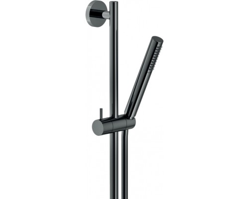 AD140/37FLP душевой гарнитур 60 см 1jet, глянцевый черный AD140/37FLP