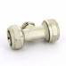 Тройник обжим никелированный TIEMME 32х20х32