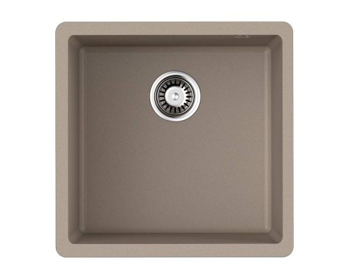 Omoikiri Bosen 44-U-SA Кухонная мойка Tetogranit 44x44 см, цвет: бежевый 4993597