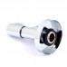 Вентиль Н-обжим Uni-Fitt 1/2" х 10 мм (3/8") LUX, для подключения бачков / смесителей, хромированный, рукоятка металл